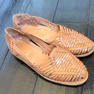 Woven Leather Loafers
